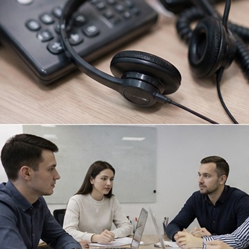 Клиенту звонят по контексту