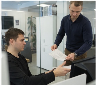 Контакт передают ответственному