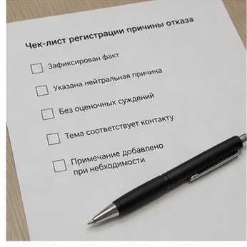 Чеклист удерживает единый подход