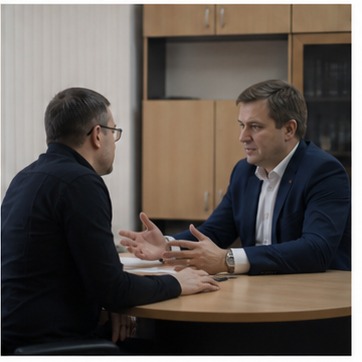 Менеджер ведет звонок
