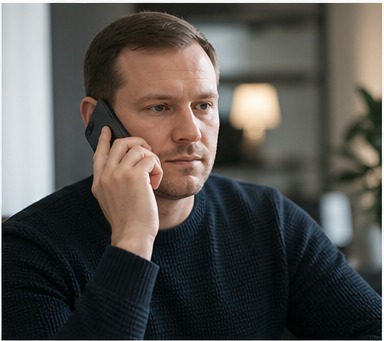 Цель обсуждают по телефону