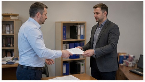 Документ передают ответственному