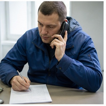 Специалист фиксирует ответ